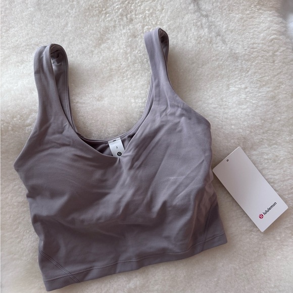 Lululemon Align Tank Top A/B Cup Mauve Grey